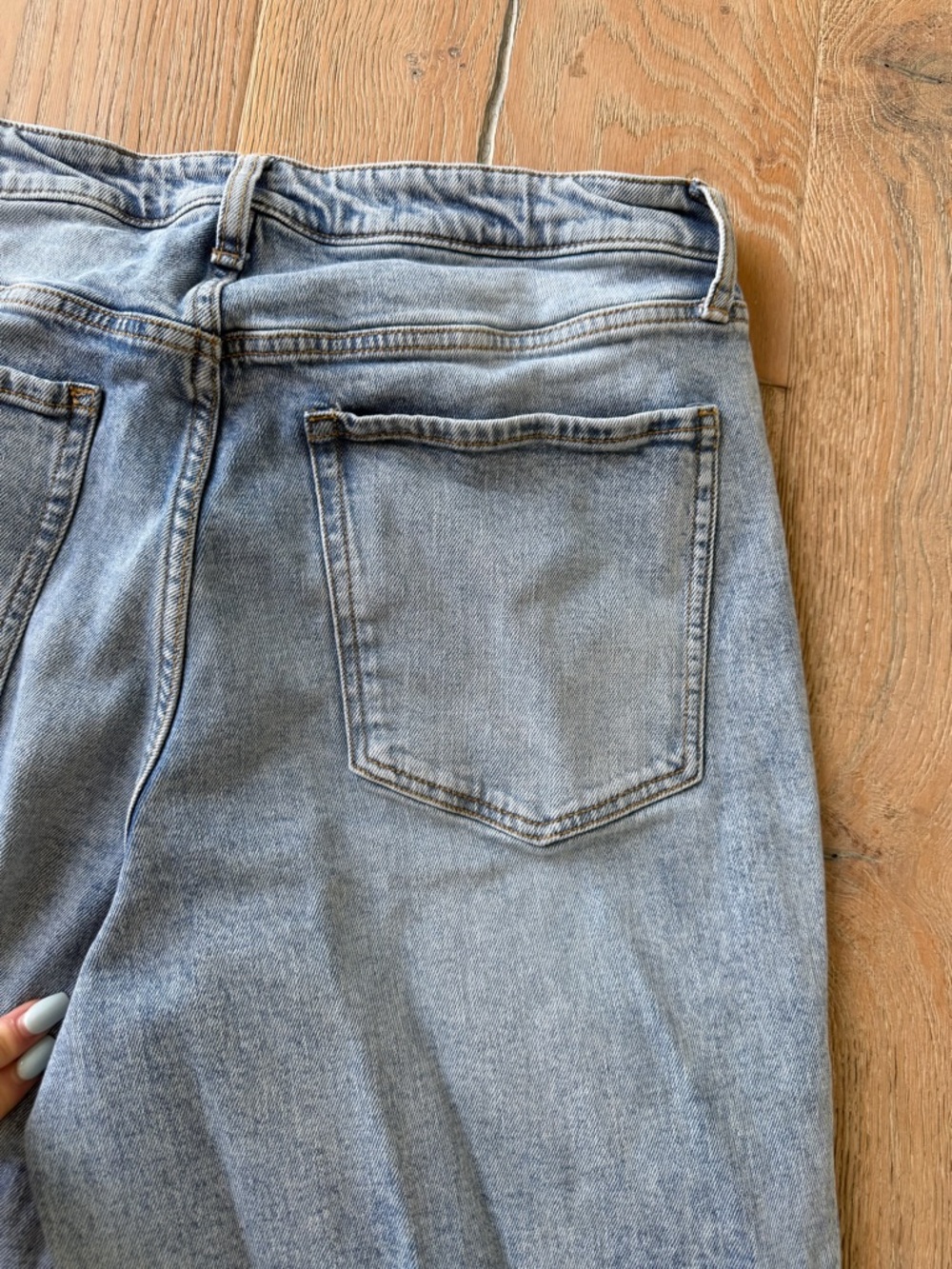 Old Navy Light Blue High-Rise Loose Jeans
